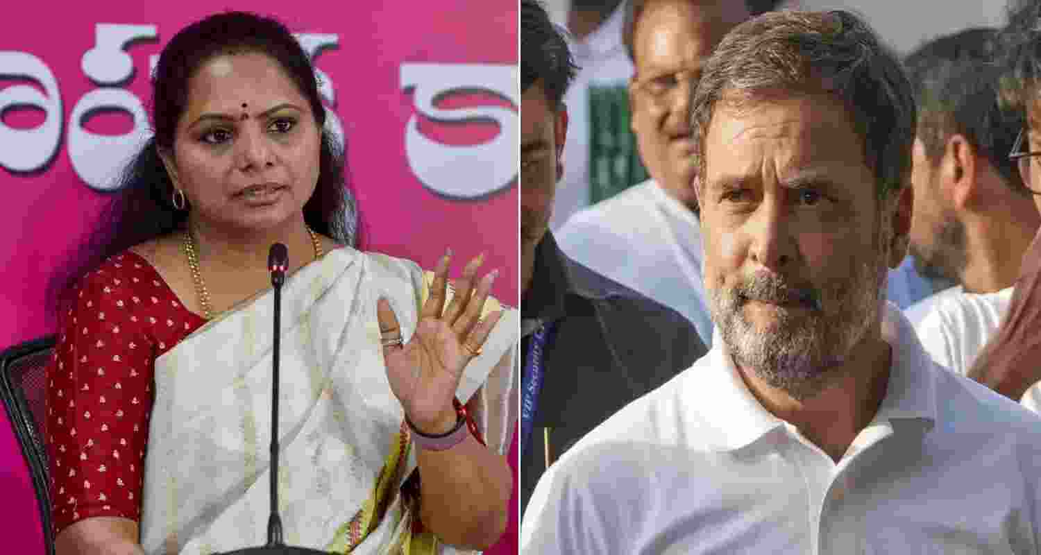 Kavitha alleges Congress hypocrisy on constitutional values Kavitha alleges Congress hypocrisy on constitutional values