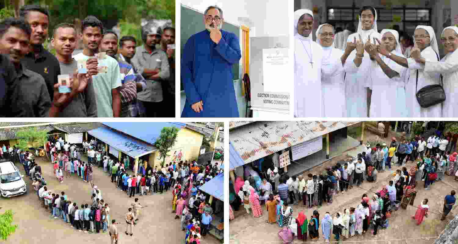 Voting begins in Kerala, Assam and Puducherry Assembly polls amid tight security, as PM Narendra Modi urges high turnout. Voting begins in Kerala, Assam and Puducherry Assembly polls amid tight security, as PM Narendra Modi urges high turnout.