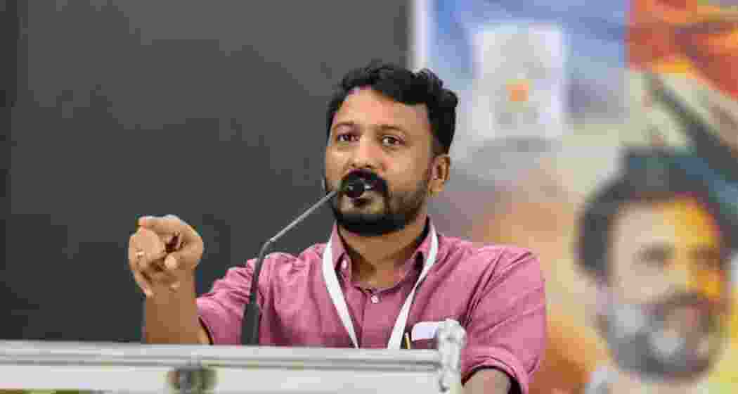 A file photo of Palakkad MLA Rahul Mamkootathil, who was granted bail by a Pathanamthitta court on Wednesday in connection with the third rape case registered against him. A file photo of Palakkad MLA Rahul Mamkootathil, who was granted bail by a Pathanamthitta court on Wednesday in connection with the third rape case registered against him.