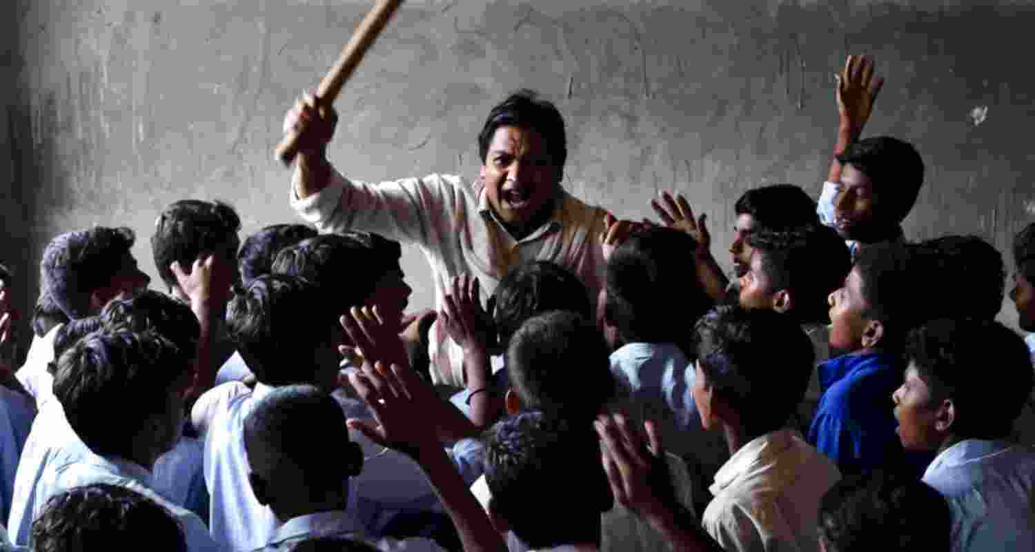 AI-generated Image for reference. Maharashtra teacher arrested after allegedly beating 32 students with a bamboo stick at a Latur hostel over suspicion of damaging his motorcycle. AI-generated Image for reference. Maharashtra teacher arrested after allegedly beating 32 students with a bamboo stick at a Latur hostel over suspicion of damaging his motorcycle.