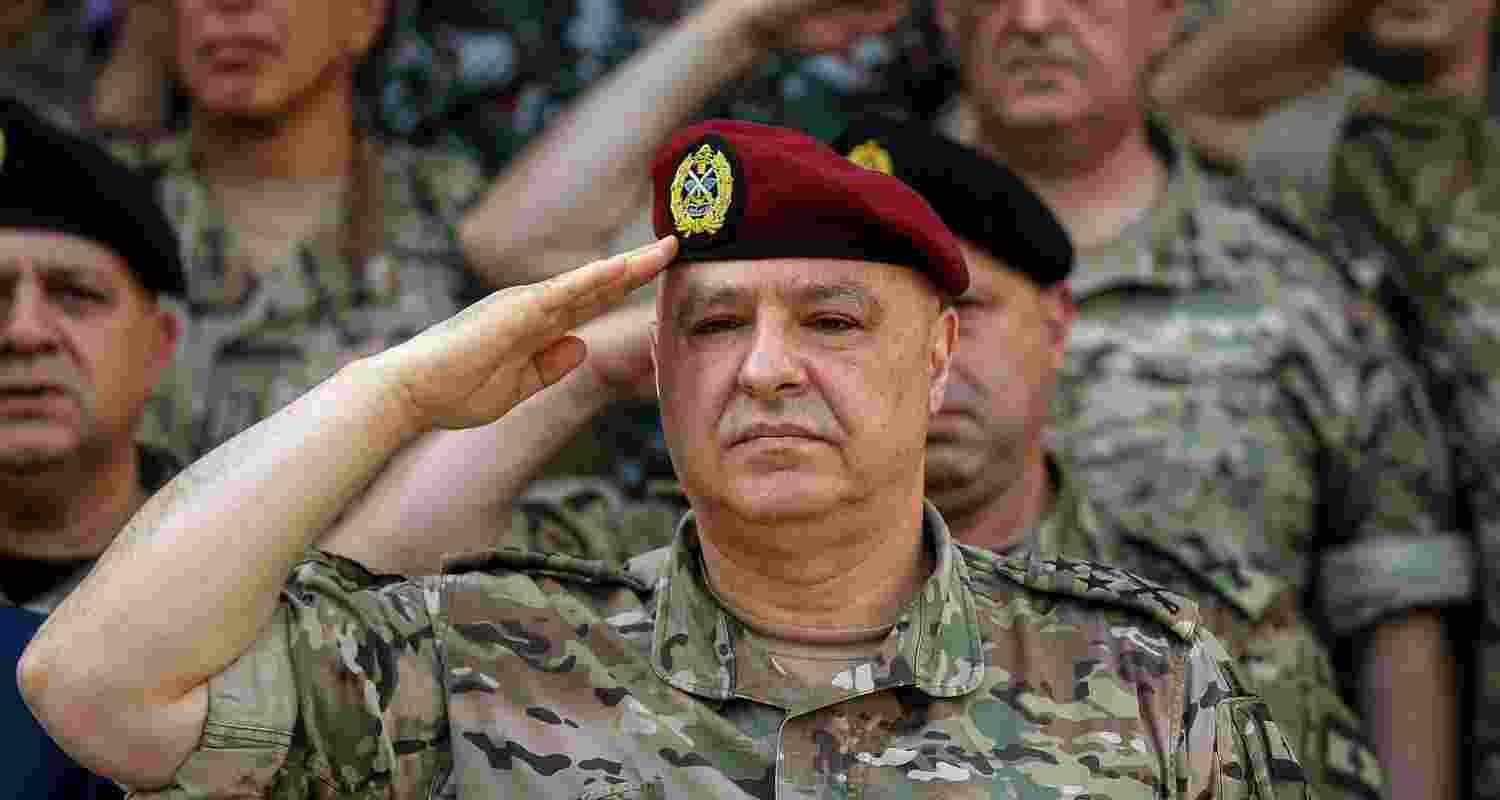 General Joseph Aoun, the commander of the Lebanese armed forces. General Joseph Aoun, the commander of the Lebanese armed forces.