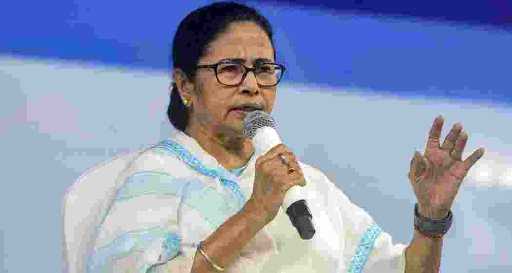 File photo of West Bengal Chief Minister Mamata Banerjee addressing a gathering. File photo of West Bengal Chief Minister Mamata Banerjee addressing a gathering.