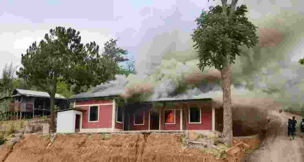 The home of BJP Minority Morcha leader Asker Ali was torched in Manipur’s Thoubal district by a mob angered by his support for the Waqf Amendment Act. (Representative image) The home of BJP Minority Morcha leader Asker Ali was torched in Manipur’s Thoubal district by a mob angered by his support for the Waqf Amendment Act. (Representative image)