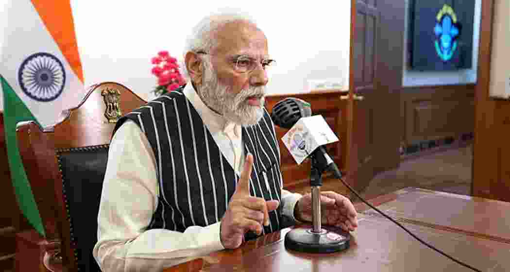 Prime Minister Narendra Modi during his 'Mann Ki Baat' broadcast for the nation. (File photo) Prime Minister Narendra Modi during his 'Mann Ki Baat' broadcast for the nation. (File photo)