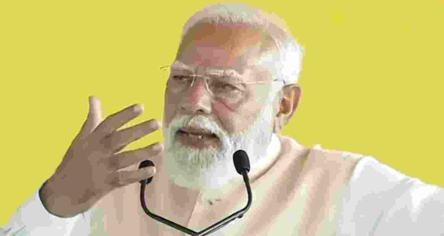 Prime Minister Narendra Modi addresses a massive rally in Maduranthakam, Tamil Nadu, on Friday Prime Minister Narendra Modi addresses a massive rally in Maduranthakam, Tamil Nadu, on Friday
