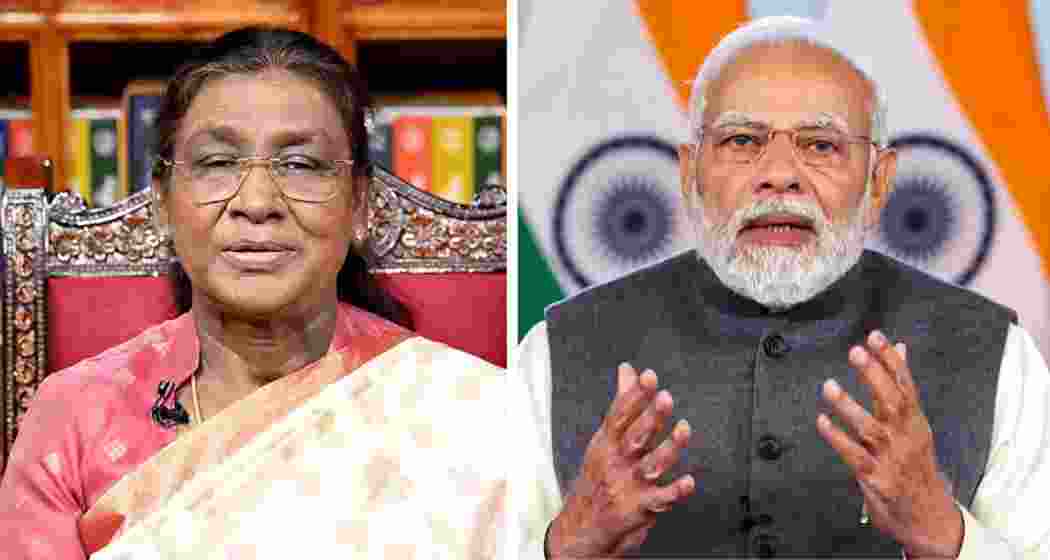 President Droupadi Murmu and PM Narendra Modi. President Droupadi Murmu and PM Narendra Modi.