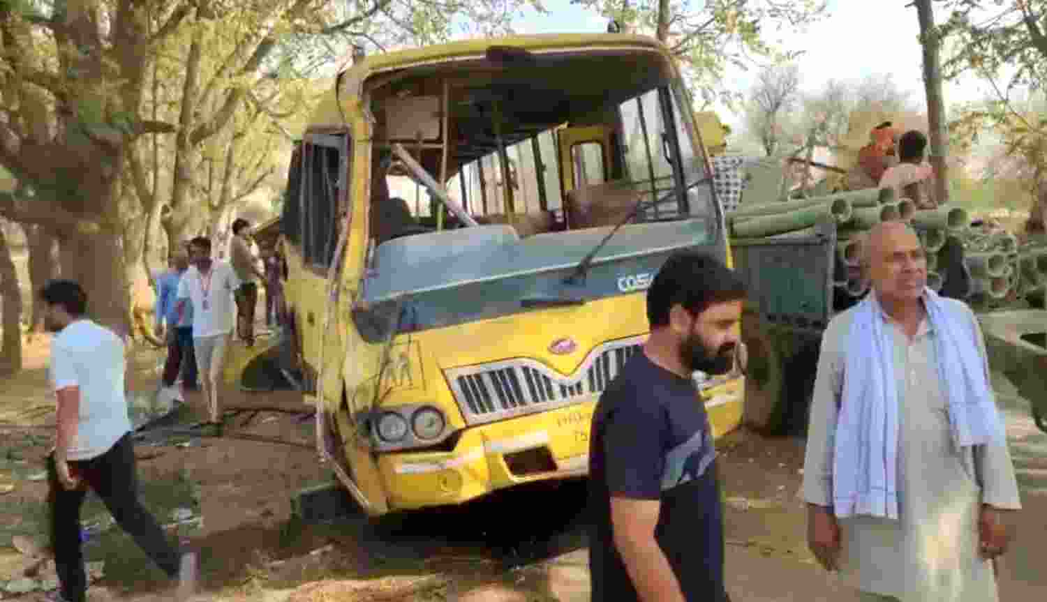 'Why was the school open on Eid?': Fatal bus accident in Haryana raises questions 'Why was the school open on Eid?': Fatal bus accident in Haryana raises questions