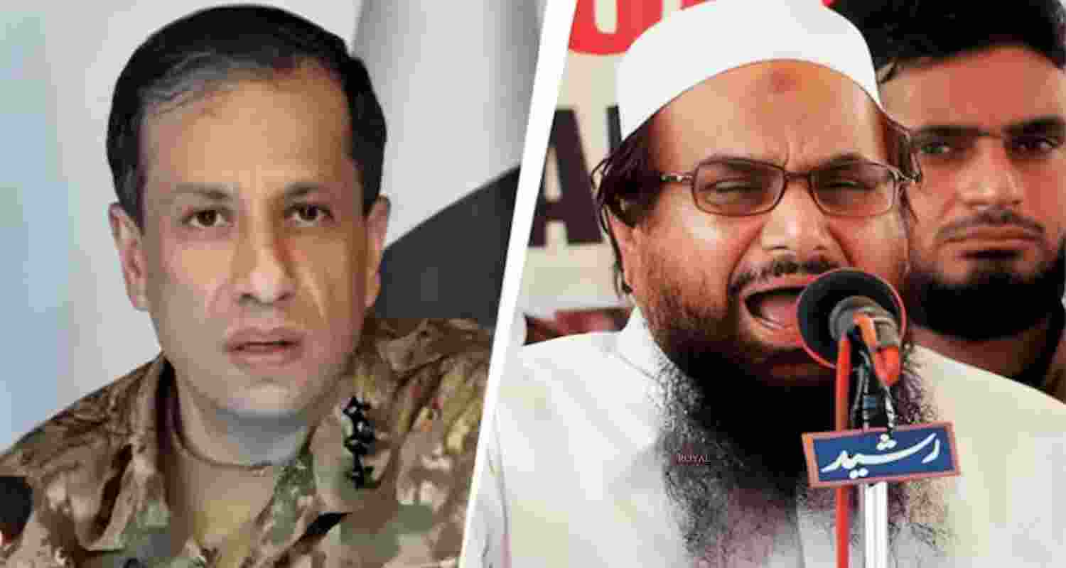 On 'choking breath', Pak Army echoes same rhetoric as Hafiz Saeed On 'choking breath', Pak Army echoes same rhetoric as Hafiz Saeed