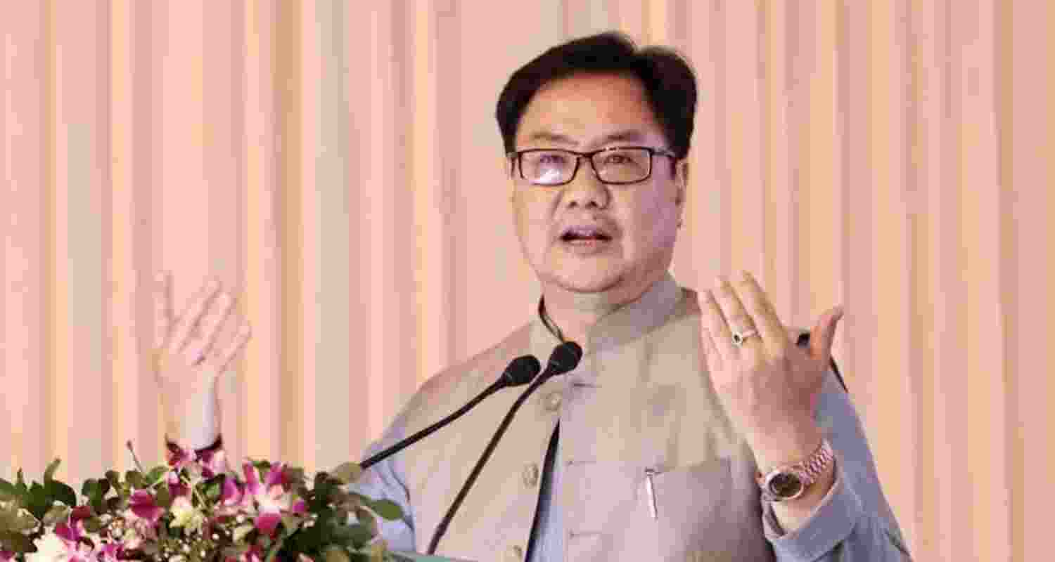 Union Minister Kiren Rijiju. Union Minister Kiren Rijiju.