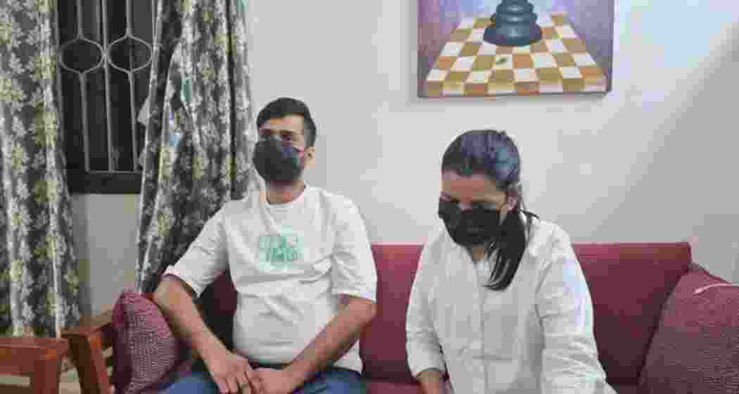 Harsh Priya Singh and Ruby Jain, the couple accused of hurling racial slurs at Northeast women in Malviya Nagar. Harsh Priya Singh and Ruby Jain, the couple accused of hurling racial slurs at Northeast women in Malviya Nagar.