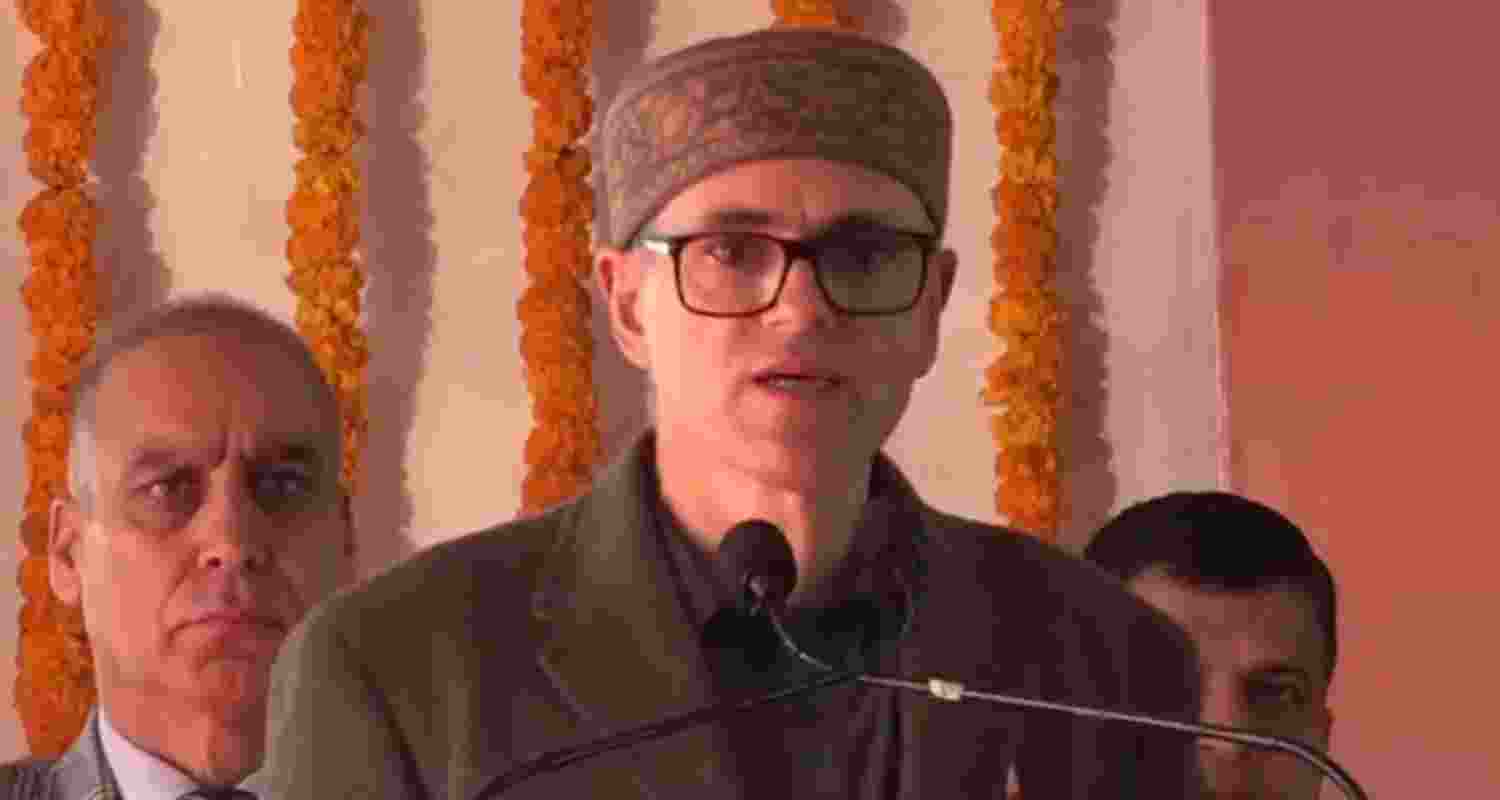 J&K Chief Minister Omar Abdullah. Image: X J&K Chief Minister Omar Abdullah. Image: X