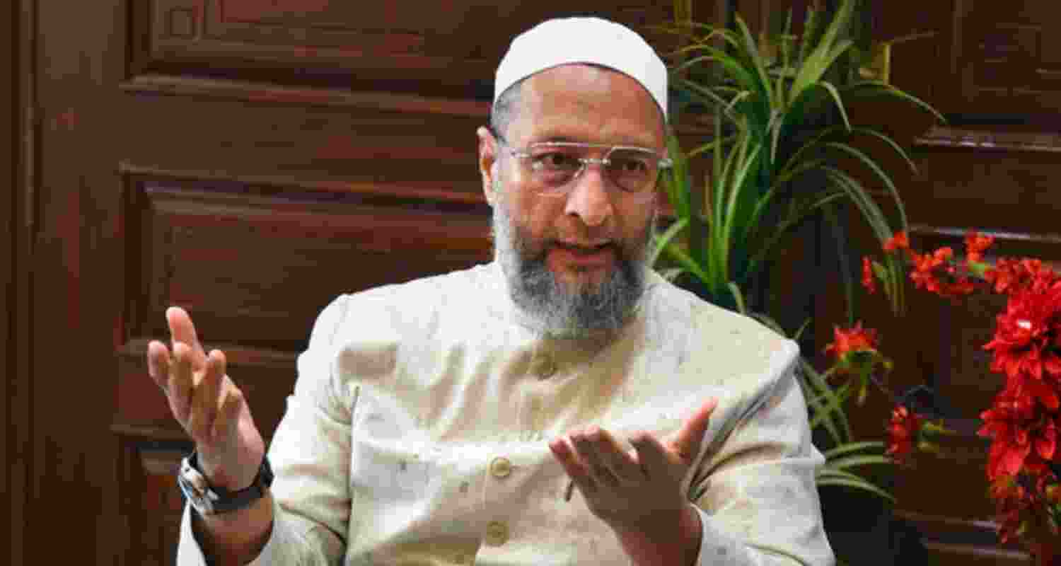 AIMIM chief Asaduddin Owaisi - file image. AIMIM chief Asaduddin Owaisi - file image.