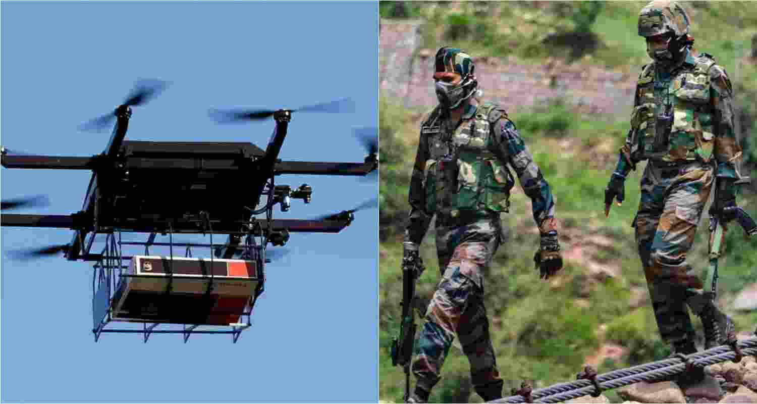 Indian Army takes decisive action against suspected Pakistani drone and individuals along the Line of Control in Jammu and Kashmir's Rajouri district. Indian Army takes decisive action against suspected Pakistani drone and individuals along the Line of Control in Jammu and Kashmir's Rajouri district.