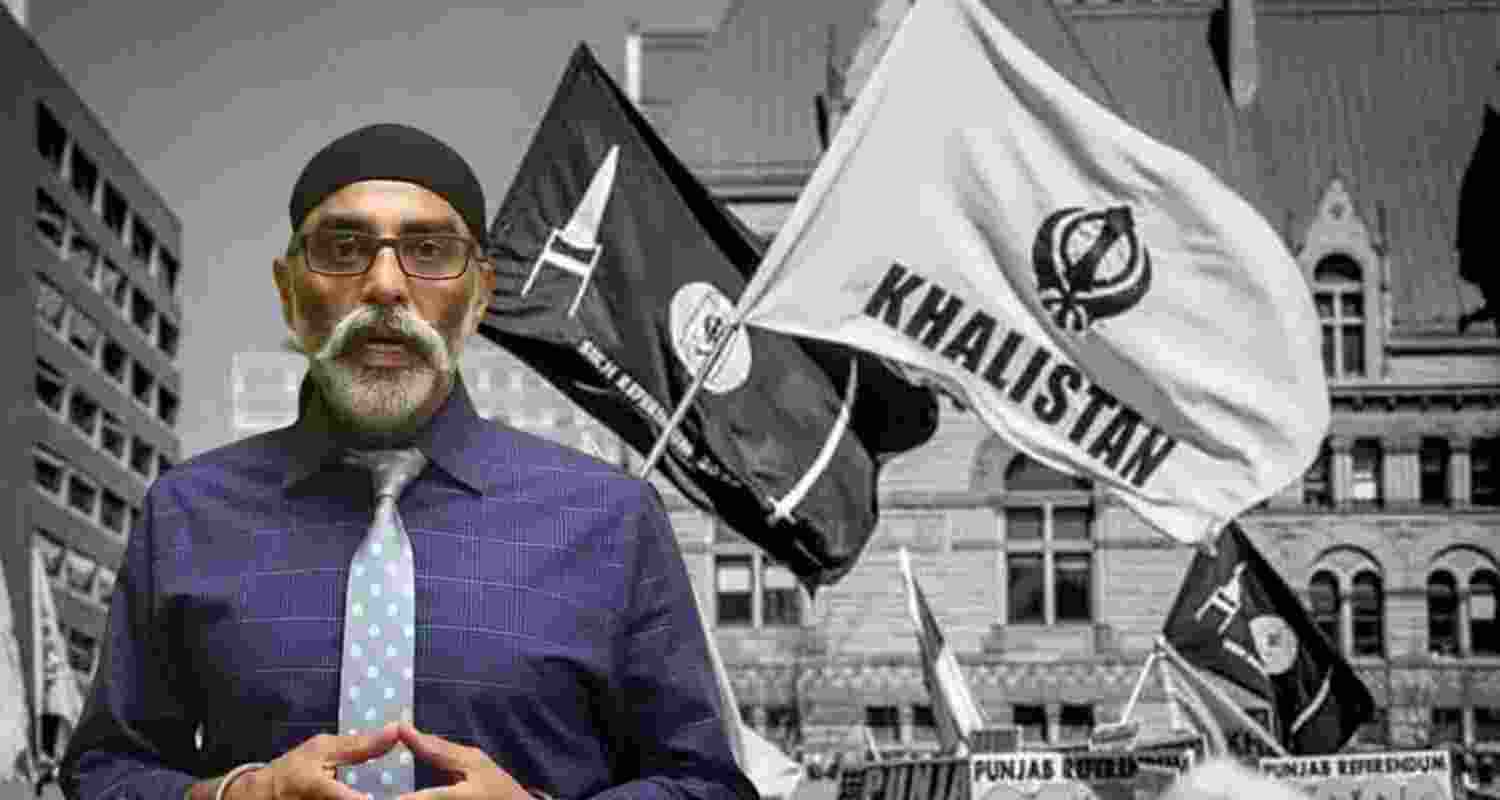 Khalistani separatist leader Gurpatwant Singh Pannun. Khalistani separatist leader Gurpatwant Singh Pannun.