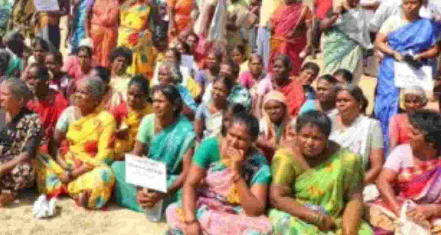 Parandur villagers seek relocation in protest against airport Parandur villagers seek relocation in protest against airport