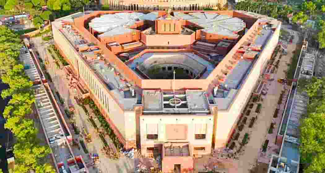 The Indian Parliament. The Indian Parliament.