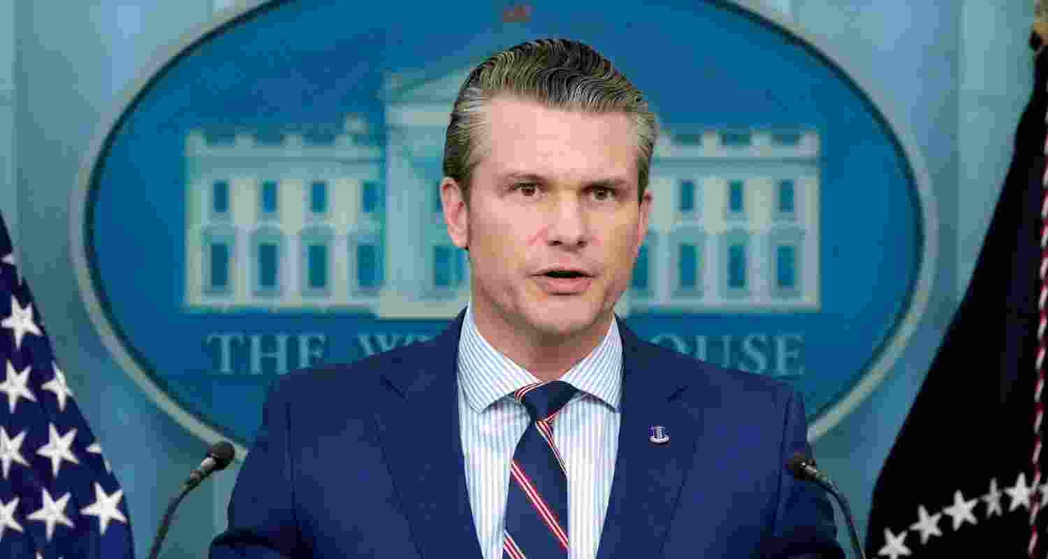 A file photo of Pentagon chief Pete Hegseth. A file photo of Pentagon chief Pete Hegseth.