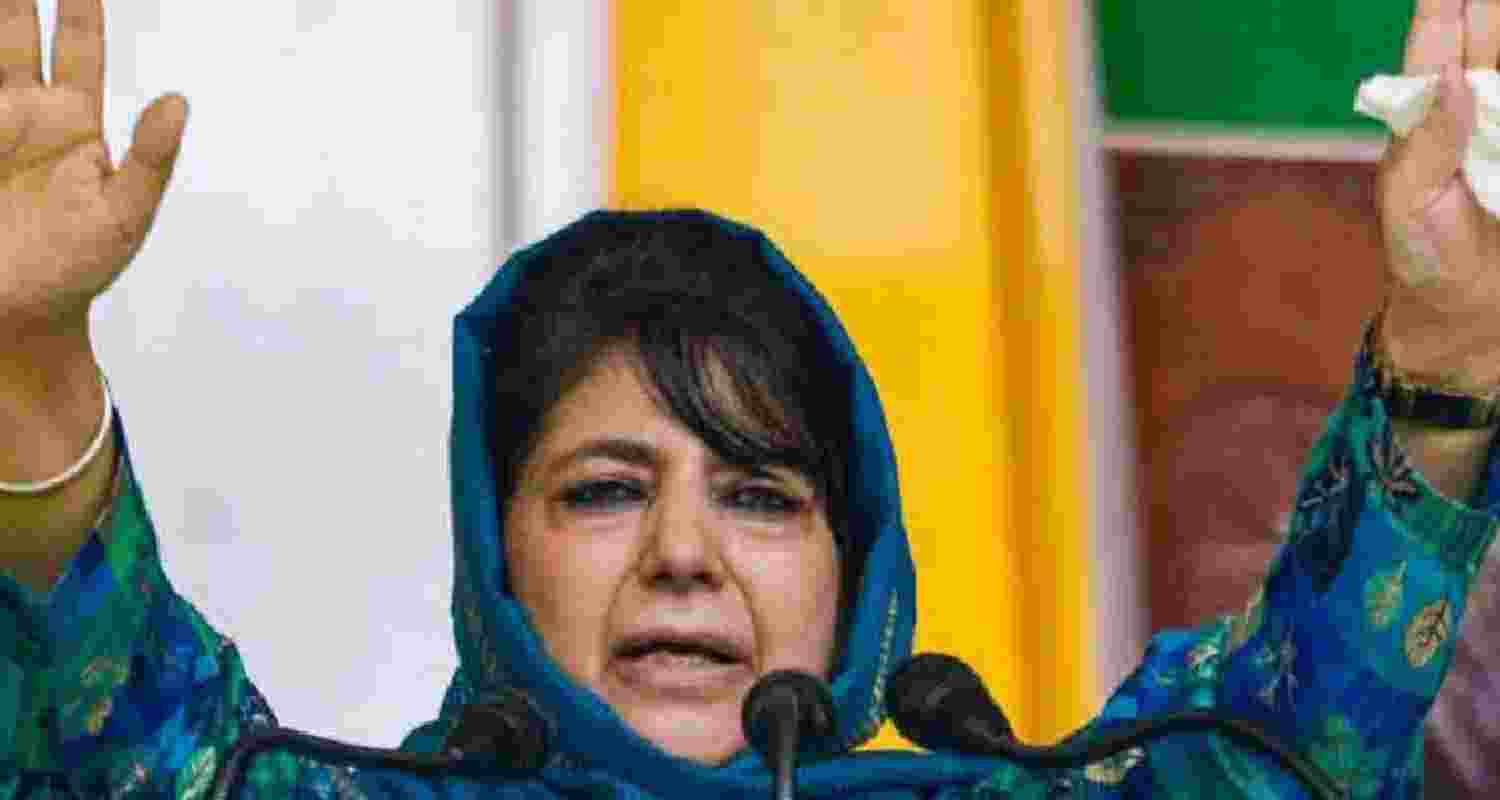 Peoples Democratic Party president Mehbooba Mufti Peoples Democratic Party president Mehbooba Mufti