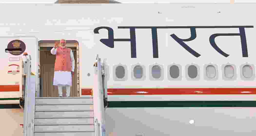 Prime Minister Narendra Modi departs for Thailand to attend the 6th BIMSTEC Summit, where he will engage in key diplomatic discussions before travelling to Sri Lanka for a State Visit. Prime Minister Narendra Modi departs for Thailand to attend the 6th BIMSTEC Summit, where he will engage in key diplomatic discussions before travelling to Sri Lanka for a State Visit.