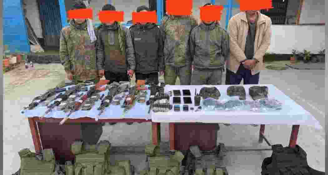 Prepak cadres arrested by security forces in the crackdown. Prepak cadres arrested by security forces in the crackdown.