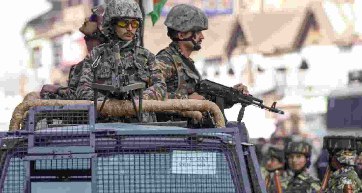 Search op narrowed down in Kishtwar, encounter underway Search op narrowed down in Kishtwar, encounter underway