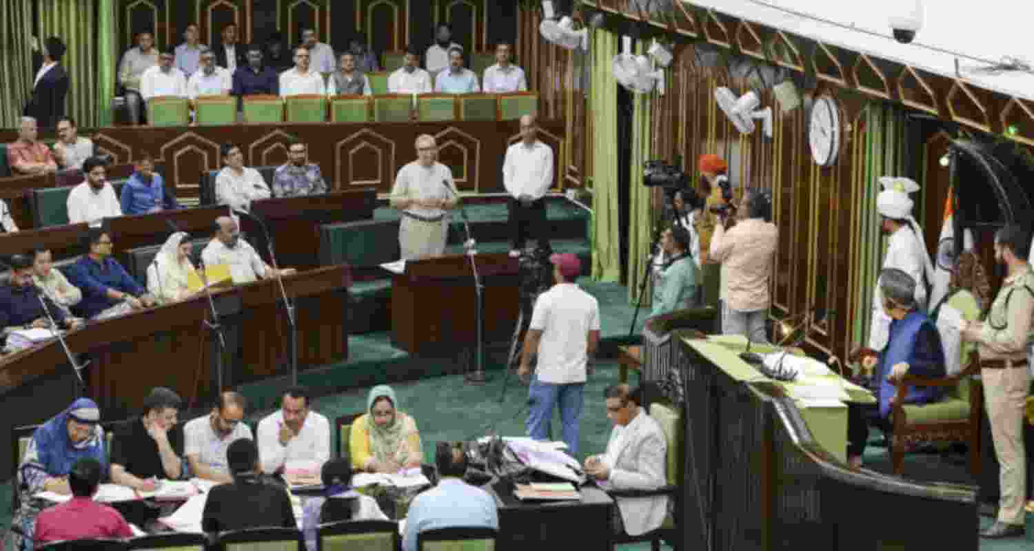 Chairs in the officers gallery seen unoccupied during Assembly session proceedings on Wednesday Chairs in the officers gallery seen unoccupied during Assembly session proceedings on Wednesday