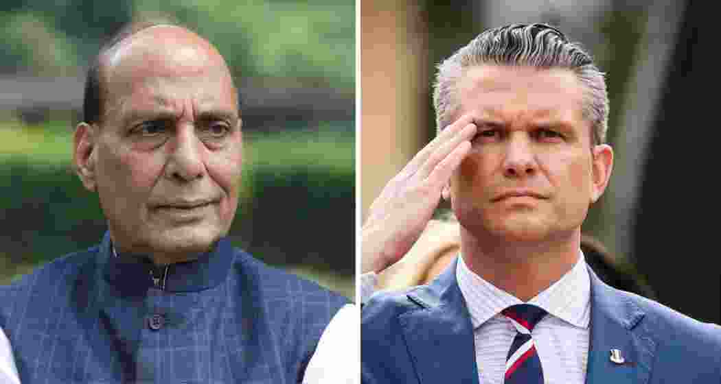 Rajnath Singh and US Secretary Pete Hegseth. (File photo) Rajnath Singh and US Secretary Pete Hegseth. (File photo)