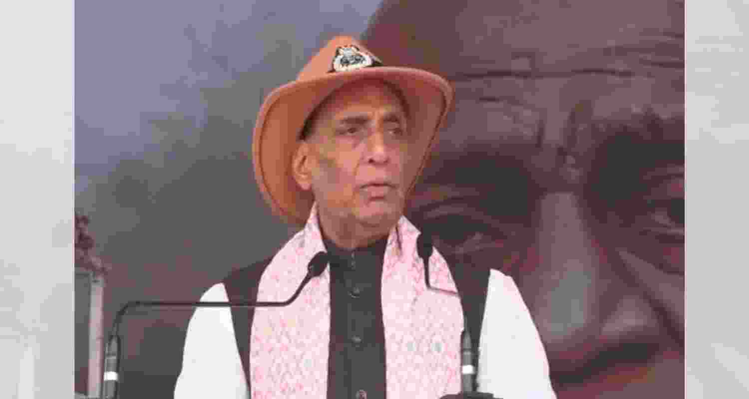 Defence Minister Rajnath Singh. Defence Minister Rajnath Singh.