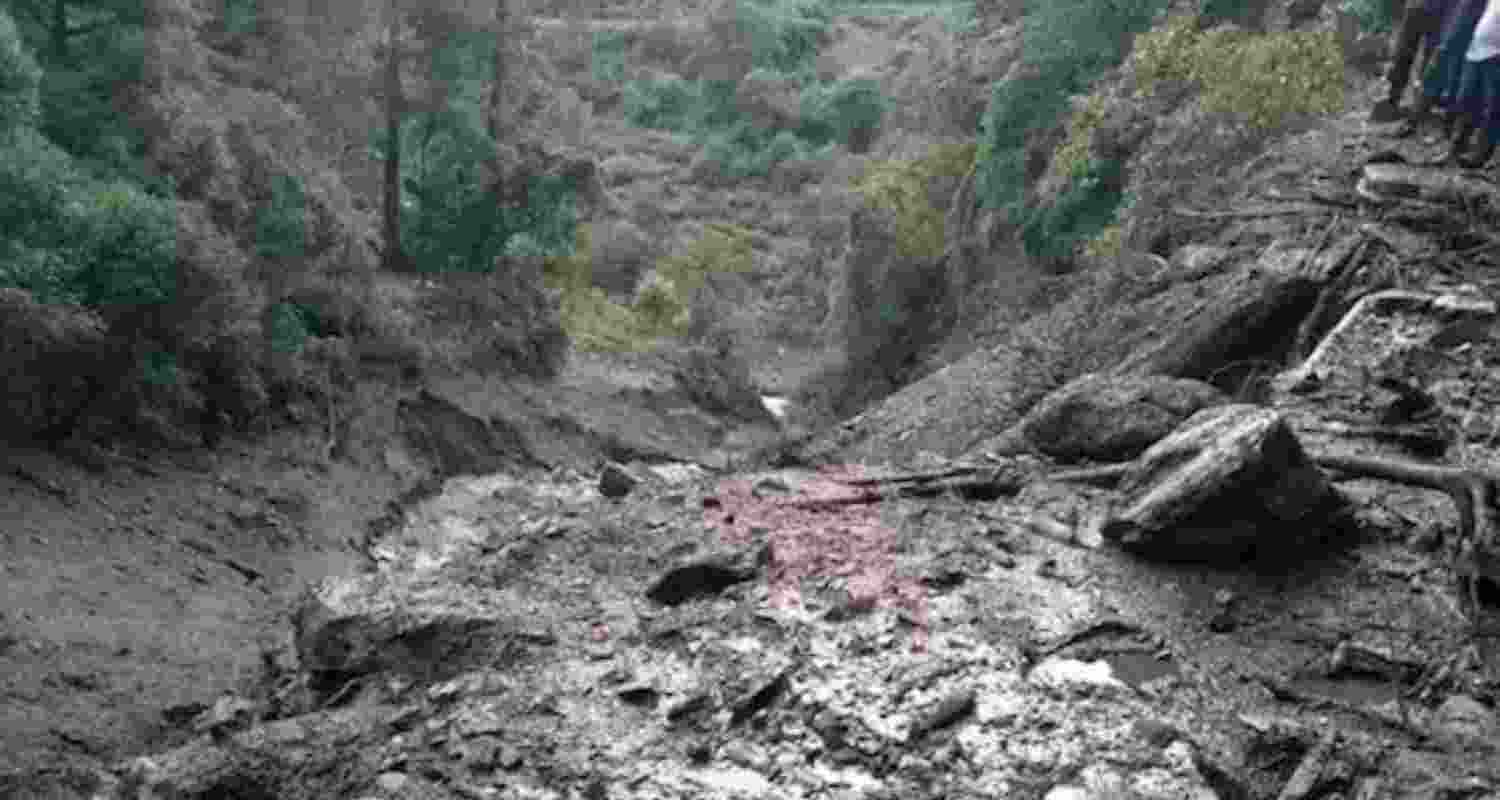 Image from Cloudburst hit Rampur. Via X. Image from Cloudburst hit Rampur. Via X.