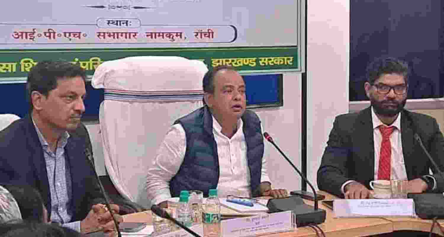 Jharkhand Health Minister Dr Irfan Ansari (C). File photo. Jharkhand Health Minister Dr Irfan Ansari (C). File photo.