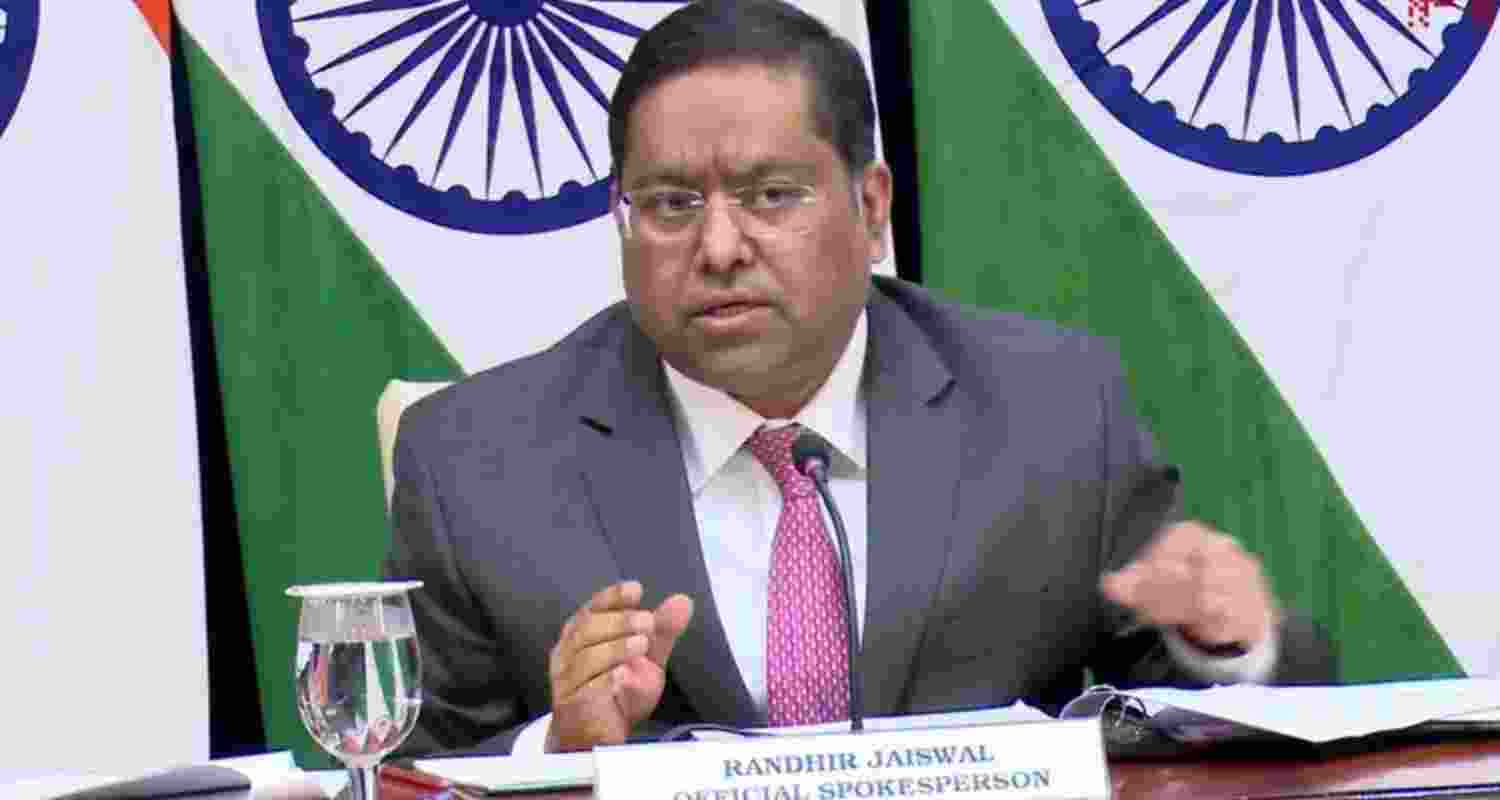 Ministry of External Affairs spokesperson Randhir Jaiswal - file image. Ministry of External Affairs spokesperson Randhir Jaiswal - file image.