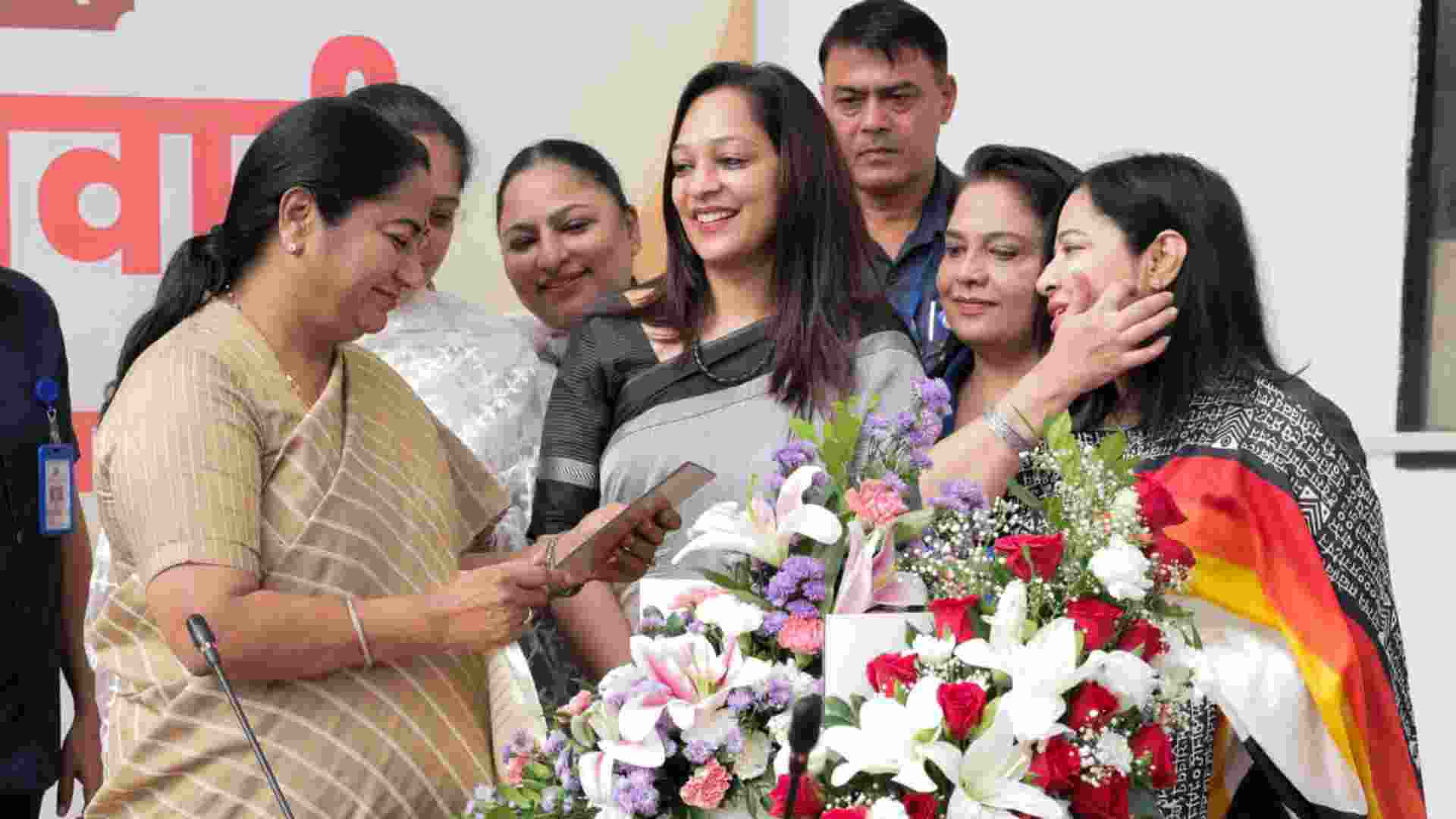 Delhi Chief Minister Rekha Gupta during 'Jan Sunwai' amid tightened security measures, in New Delhi. Delhi Chief Minister Rekha Gupta during 'Jan Sunwai' amid tightened security measures, in New Delhi.