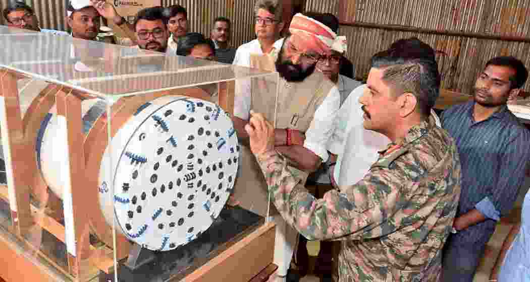 Telangana Minister Uttam Kumar Reddy, along with Achampet MLA Vamshi Krishna and officials from national agencies, reviews SLBC tunnel rescue operations, coordinating efforts with Army, NDRF, SDRF, and tunnel experts. Telangana Minister Uttam Kumar Reddy, along with Achampet MLA Vamshi Krishna and officials from national agencies, reviews SLBC tunnel rescue operations, coordinating efforts with Army, NDRF, SDRF, and tunnel experts.