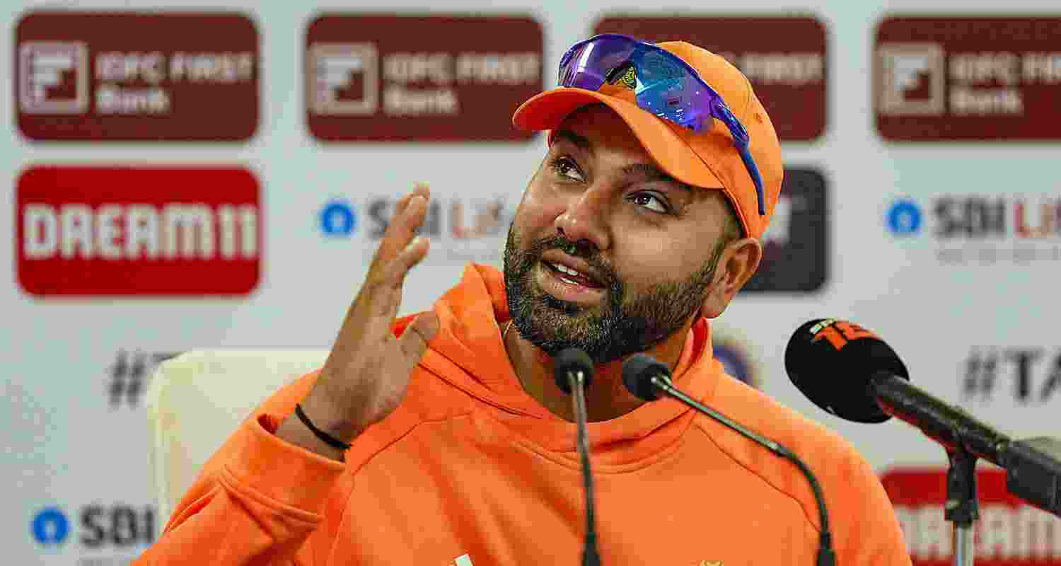 Image of cricketer Rohit Sharma. Image of cricketer Rohit Sharma.