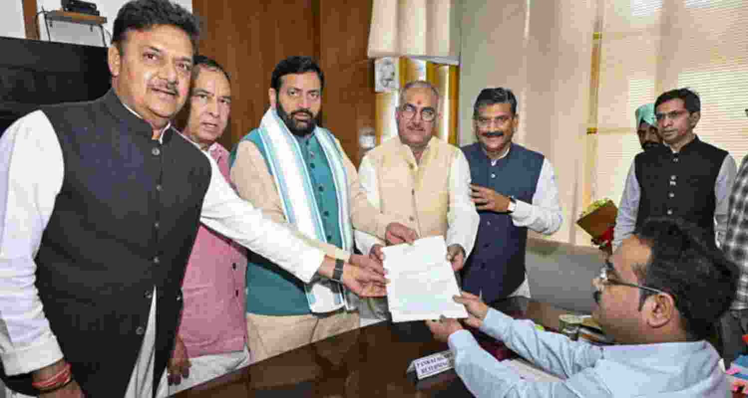 BJP, Congress nominees file nomination; Satish Nandal enters contest as independent BJP, Congress nominees file nomination; Satish Nandal enters contest as independent