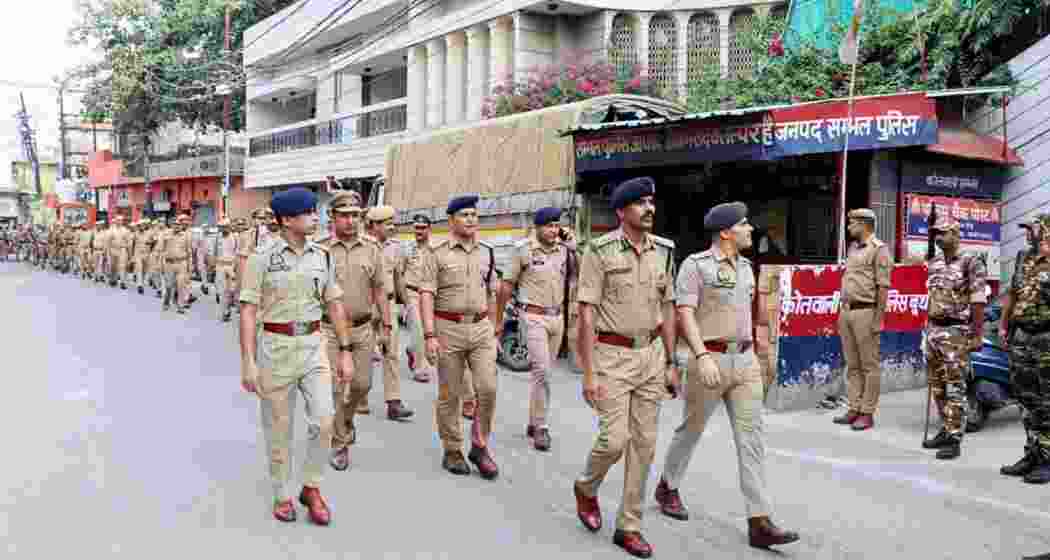 Moradabad DGP and SP patrol the streets of Sambhal with a heavy police presence as forces oversee Muharram and Kanwar Yatra routes under heightened security arrangements. Moradabad DGP and SP patrol the streets of Sambhal with a heavy police presence as forces oversee Muharram and Kanwar Yatra routes under heightened security arrangements.