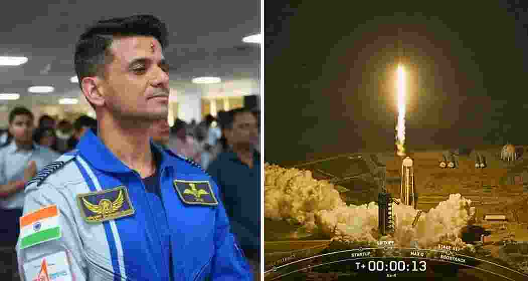 The SpaceX Dragon spacecraft launches from NASA’s Kennedy Space Centre in Florida on Wednesday. The SpaceX Dragon spacecraft launches from NASA’s Kennedy Space Centre in Florida on Wednesday.