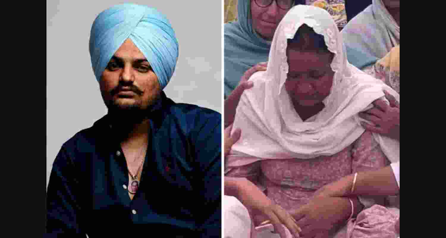 Sidhu Moosewala’s mother breaks down at prayer meeting on his 3rd death anniversary in Punjab. Sidhu Moosewala’s mother breaks down at prayer meeting on his 3rd death anniversary in Punjab.
