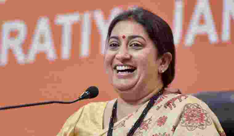 Smriti Irani’s Delhi role sparks CM candidate speculation Smriti Irani’s Delhi role sparks CM candidate speculation