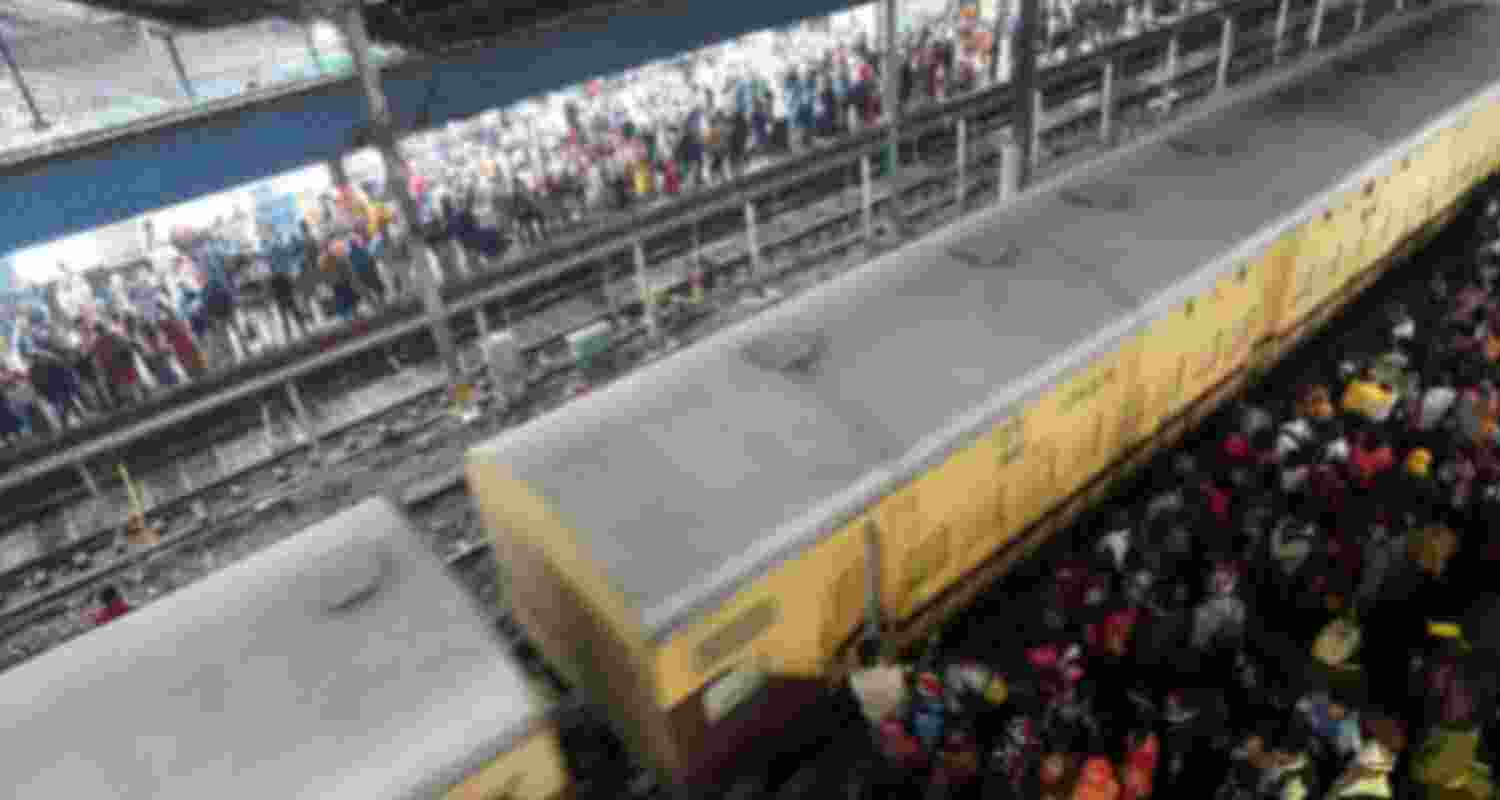 Security beefed up at New Delhi Railway Station post stampede Security beefed up at New Delhi Railway Station post stampede