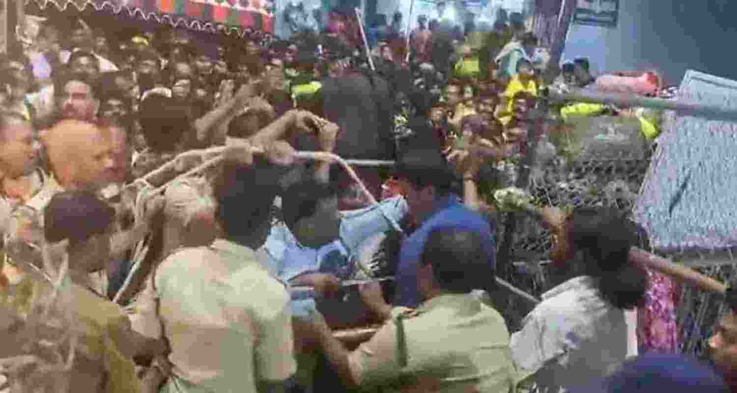 Andhra Pradesh government orders judicial inquiry into Tirupati temple stampede. Andhra Pradesh government orders judicial inquiry into Tirupati temple stampede.