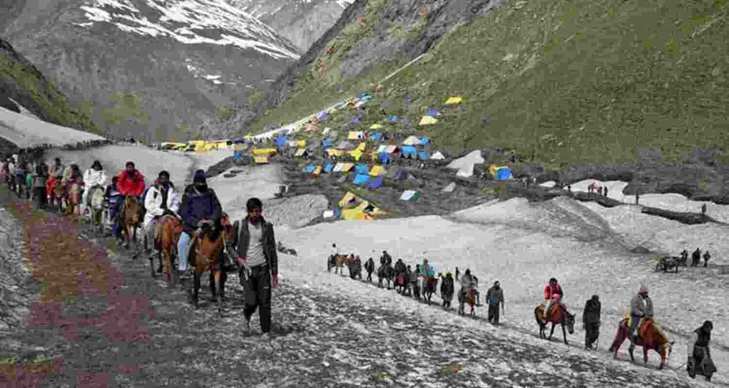 More than 3.86 lakh yatris have so far performed the Amarnath Yatra since it commenced on July 3. More than 3.86 lakh yatris have so far performed the Amarnath Yatra since it commenced on July 3.
