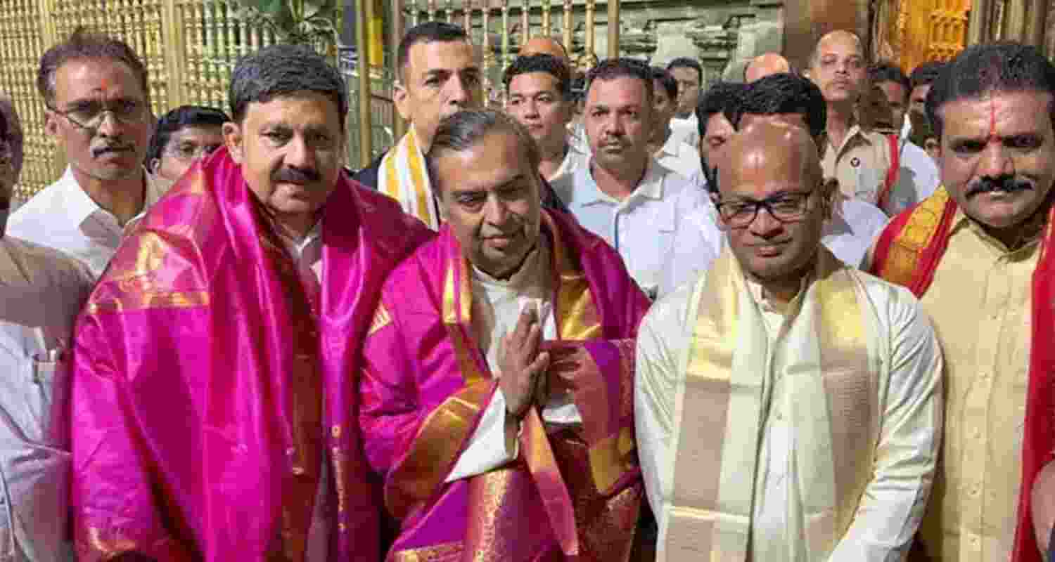 Ambani to set up kitchen in Tirumala for 2 lakh meals a day Ambani to set up kitchen in Tirumala for 2 lakh meals a day