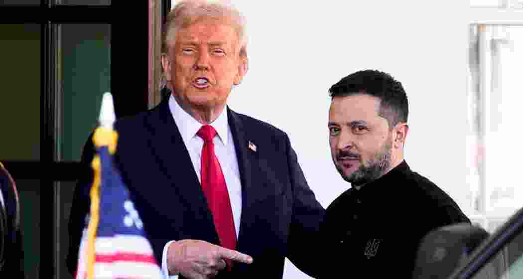 President Donald Trump with Ukrainian President Volodymyr Zelenskyy. File photo. President Donald Trump with Ukrainian President Volodymyr Zelenskyy. File photo.