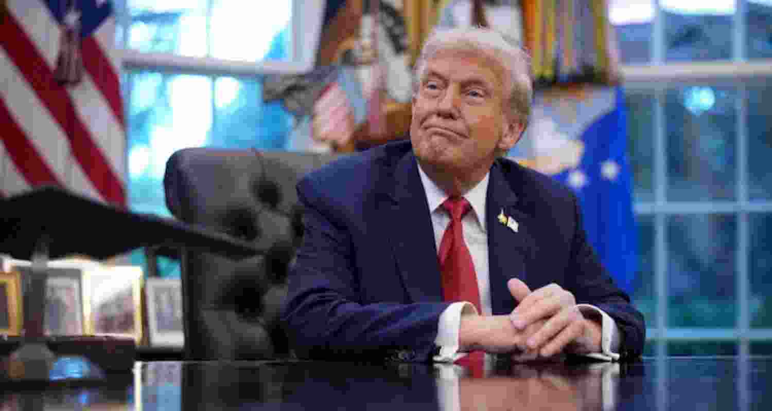 A file photo of US President Donald Trump. A file photo of US President Donald Trump.