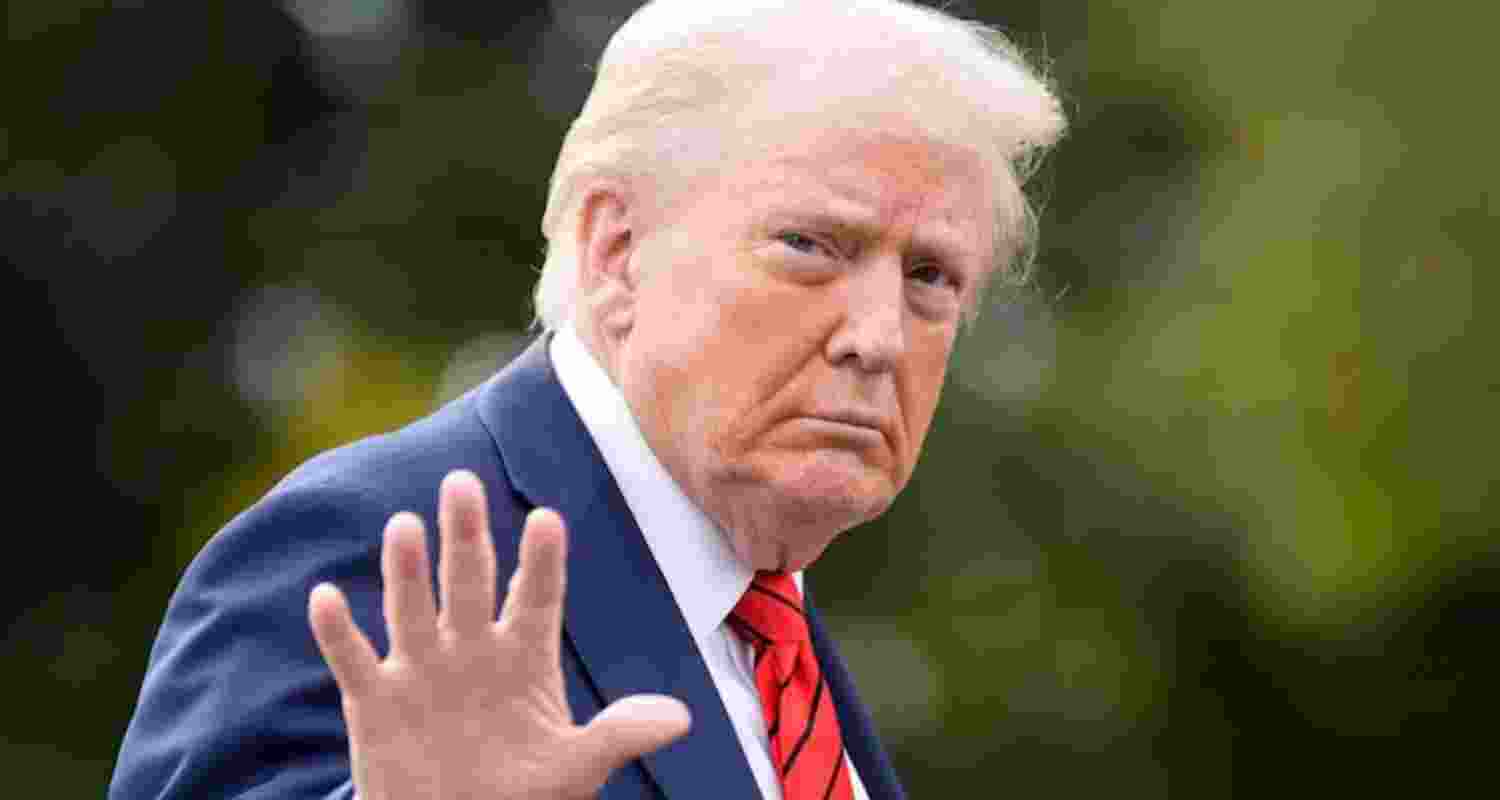 US President Donald Trump at the White House. US President Donald Trump at the White House.