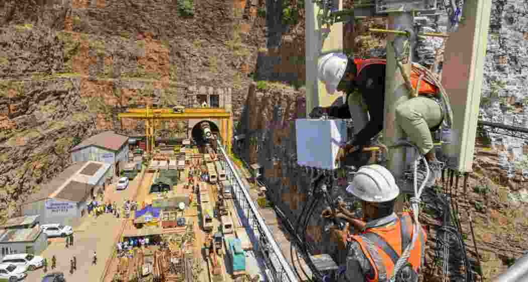 Rescue team at the Srisailam Left Bank Canal project site where a portion of the tunnel collpased, at Domalpenta village of Nagarkurnool district. Rescue team at the Srisailam Left Bank Canal project site where a portion of the tunnel collpased, at Domalpenta village of Nagarkurnool district.