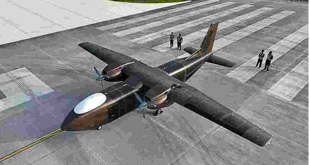 India’s first indigenous unmanned bomber, FWD 200B, readies to take the skies marking its maiden launch flight. India’s first indigenous unmanned bomber, FWD 200B, readies to take the skies marking its maiden launch flight.