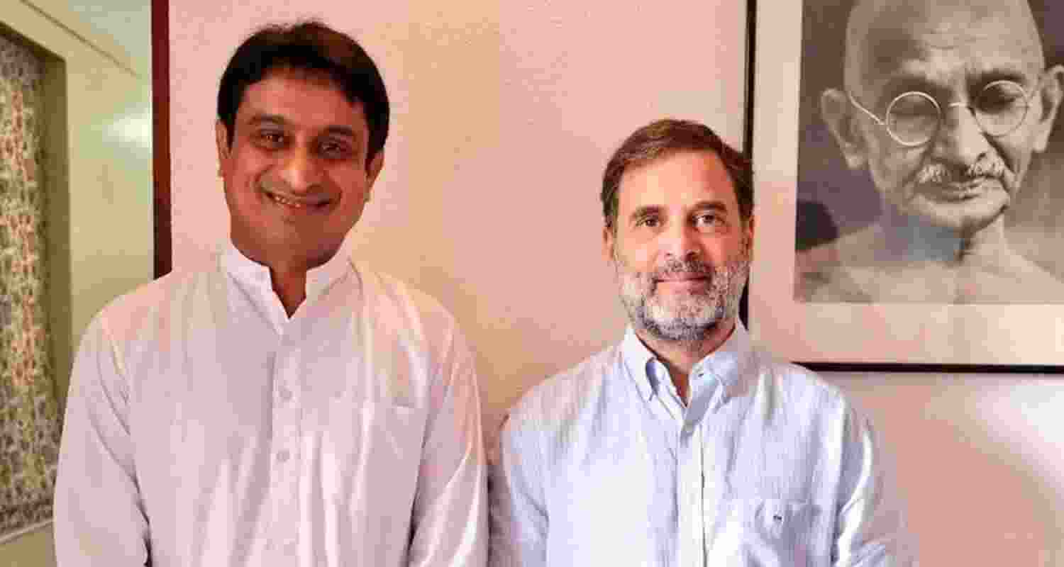 Uday Bhanu Chib with Rahul Gandhi. Uday Bhanu Chib with Rahul Gandhi.