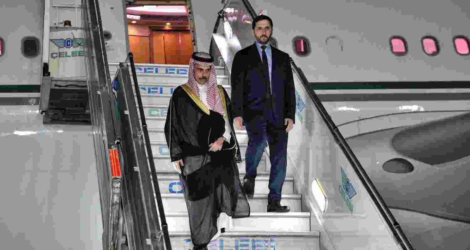 Saudi Foreign Minister in India to deepen bilateral ties. Saudi Foreign Minister in India to deepen bilateral ties.